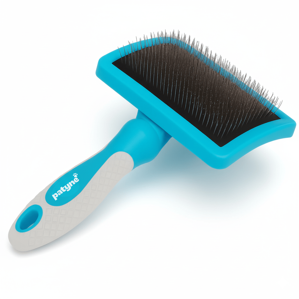 Brosse douce, pensée pour révéler l’éclat du poil sans irriter la peau. - Patyne